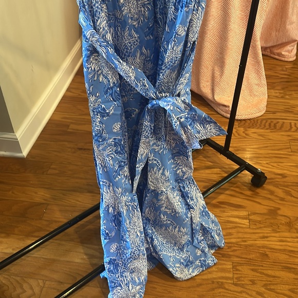 Lilly Pulitzer long blue dress - Picture 4 of 6
